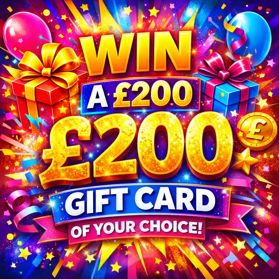 £200 Gift Card of Choice 15.01.26
