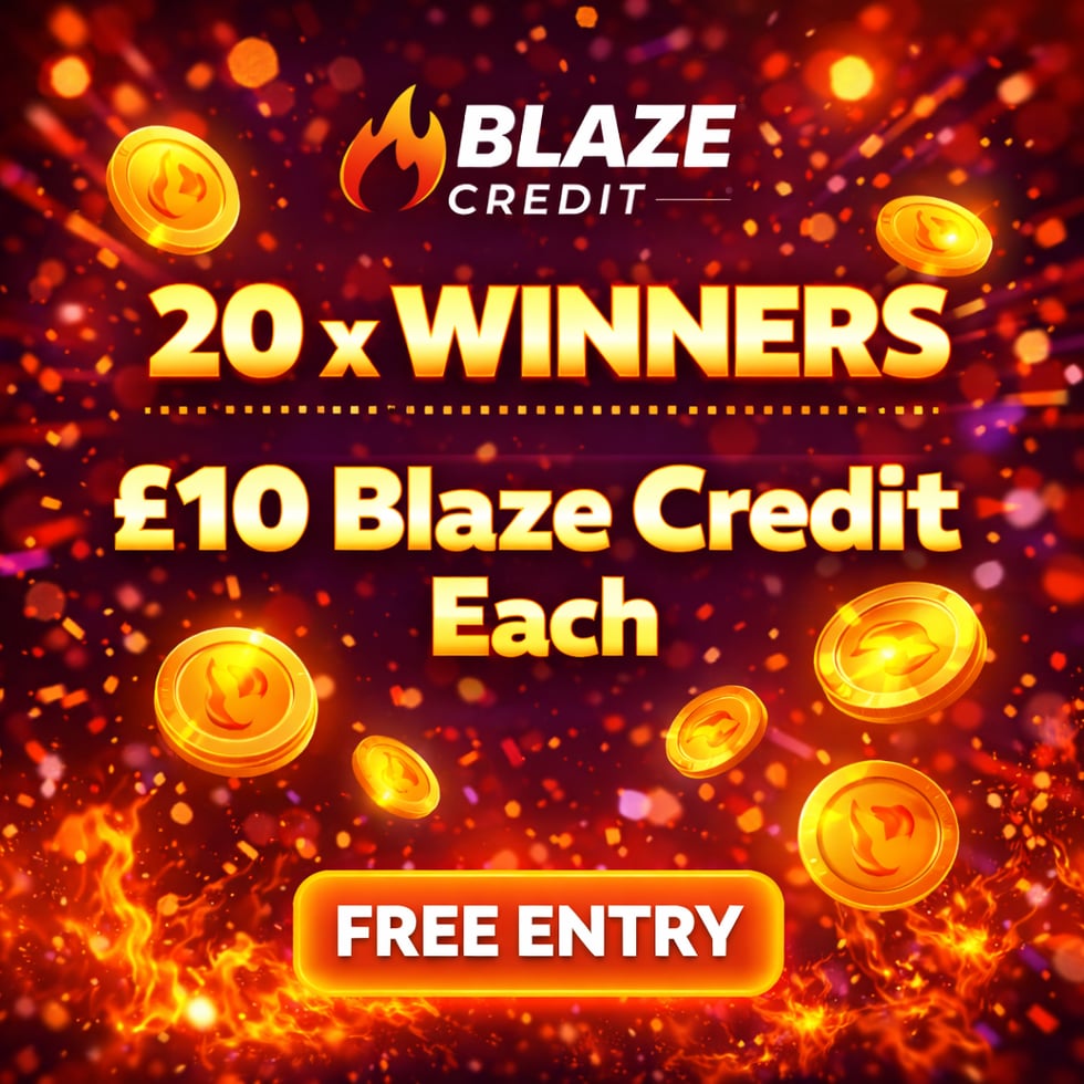 £10 Blaze Credit FREEBIE 15.02.26