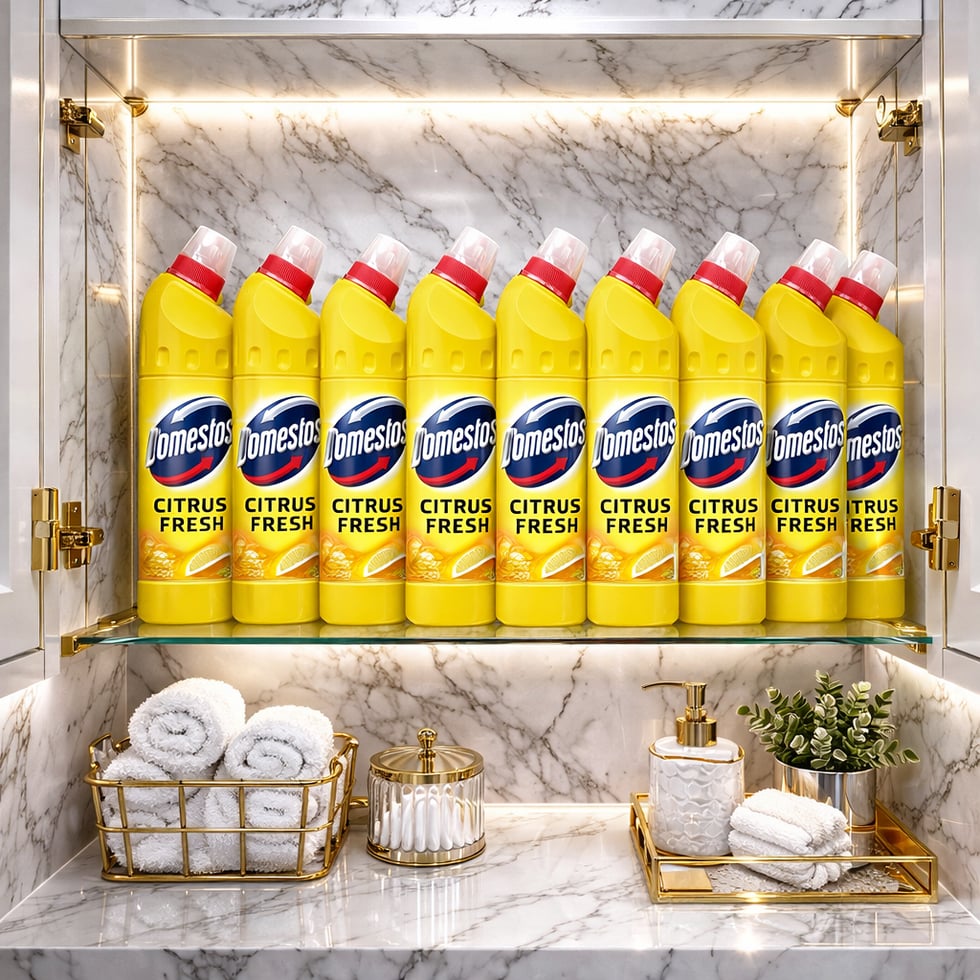 9 x Domestos Bleach 03.03.26