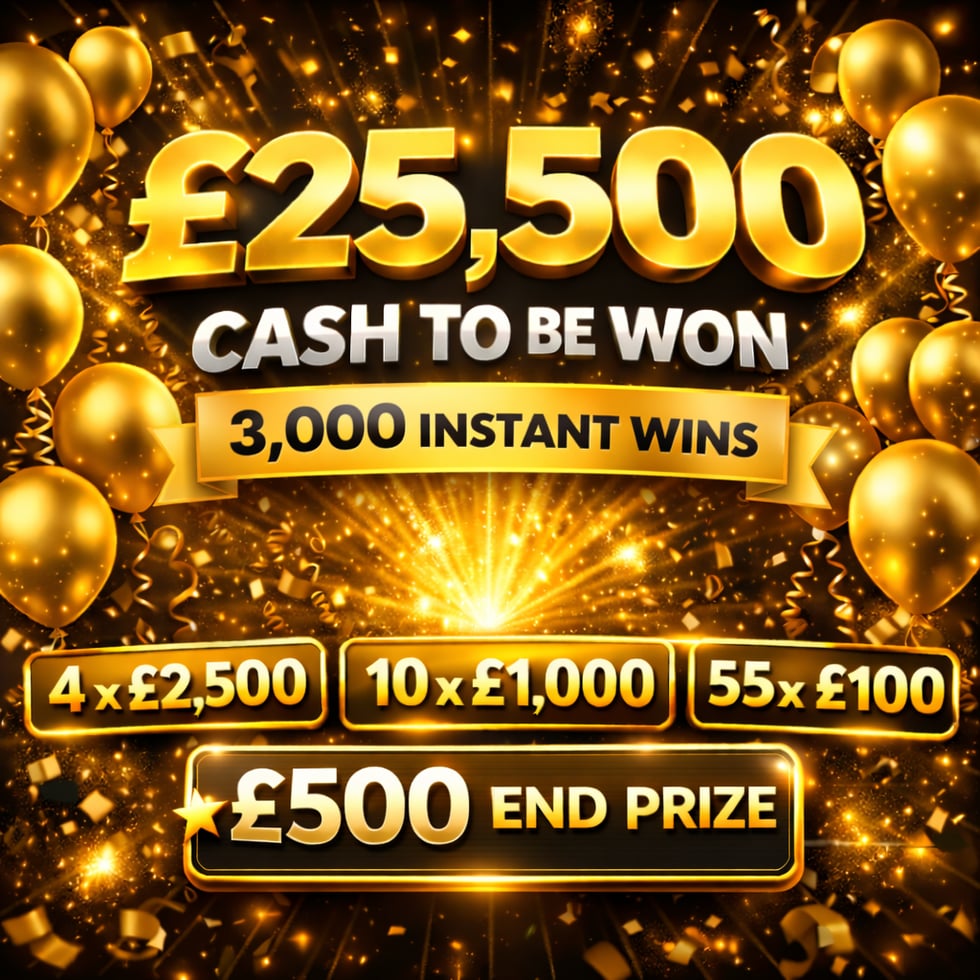 Mega Instant Win - 3,000 Instant WINS