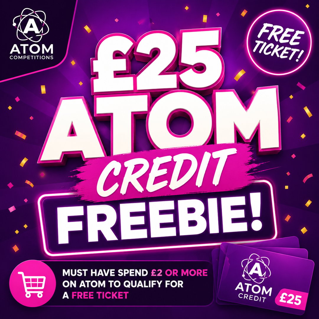 £25 ATOM credit freebie