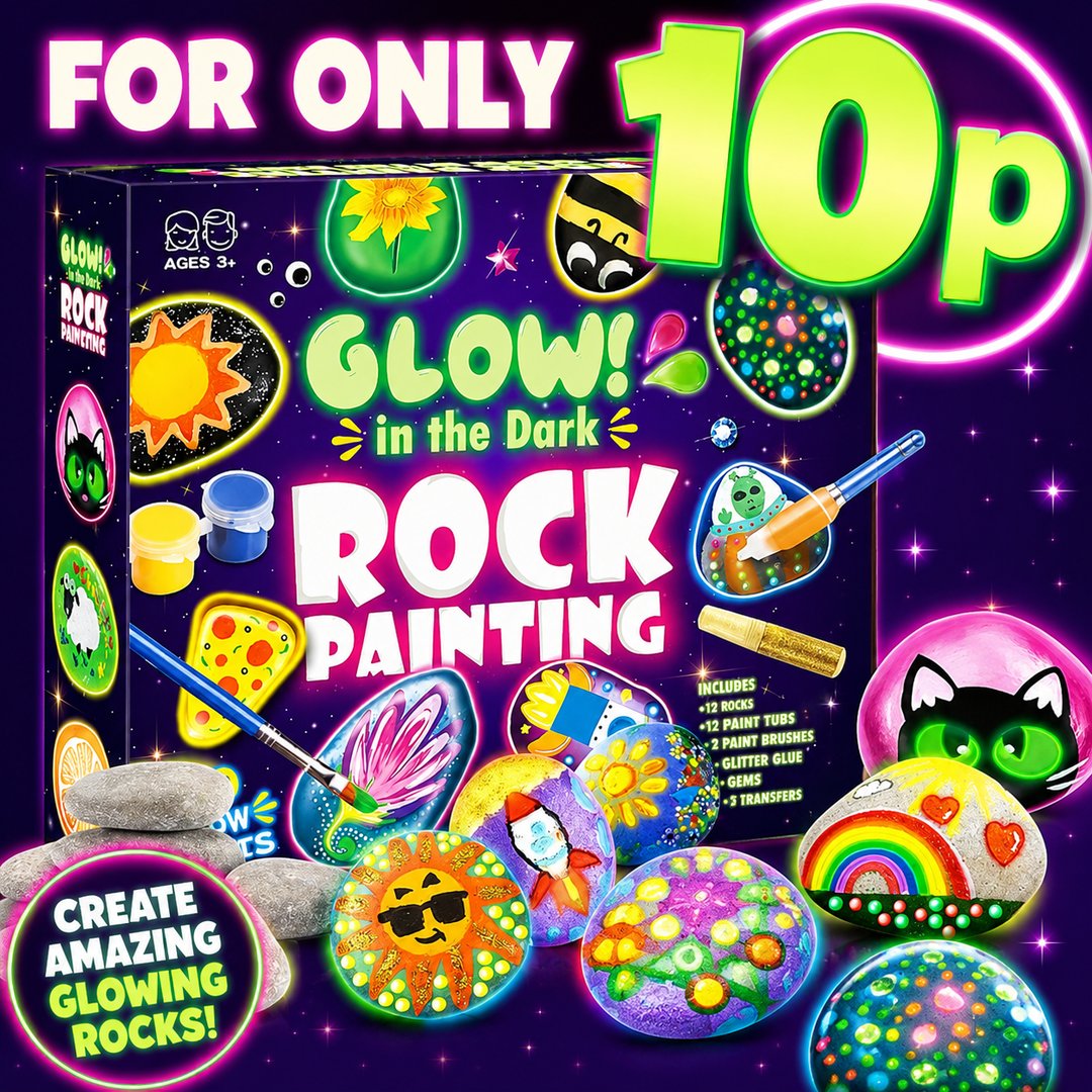 Glow Rock Painting Kit
