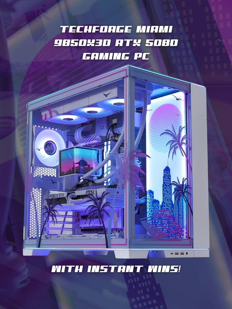 MIAMI 9850X3D RTX 5080 GAMING PC + INSTANTS #2