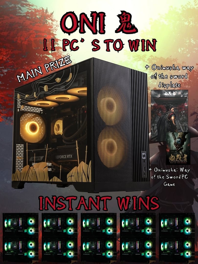 ONI 鬼 9850X3D RTX 5080 GAMING PC + PC INSTANTS