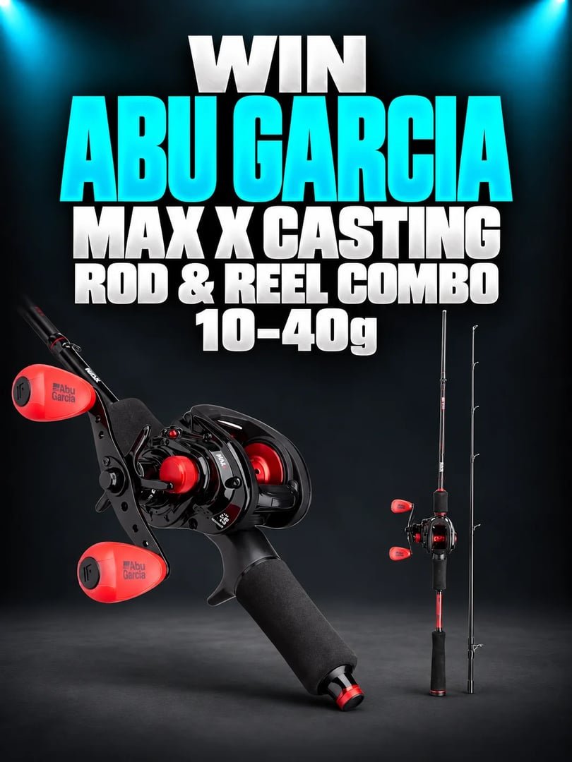 ABU GARCIA MAX X ROD & REEL COMBO 10-40G