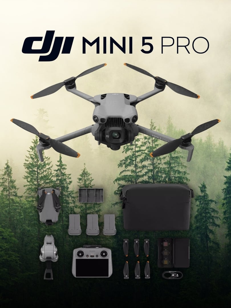DJI MINI 5 PRO RC2 DRONE FLY MORE COMBO