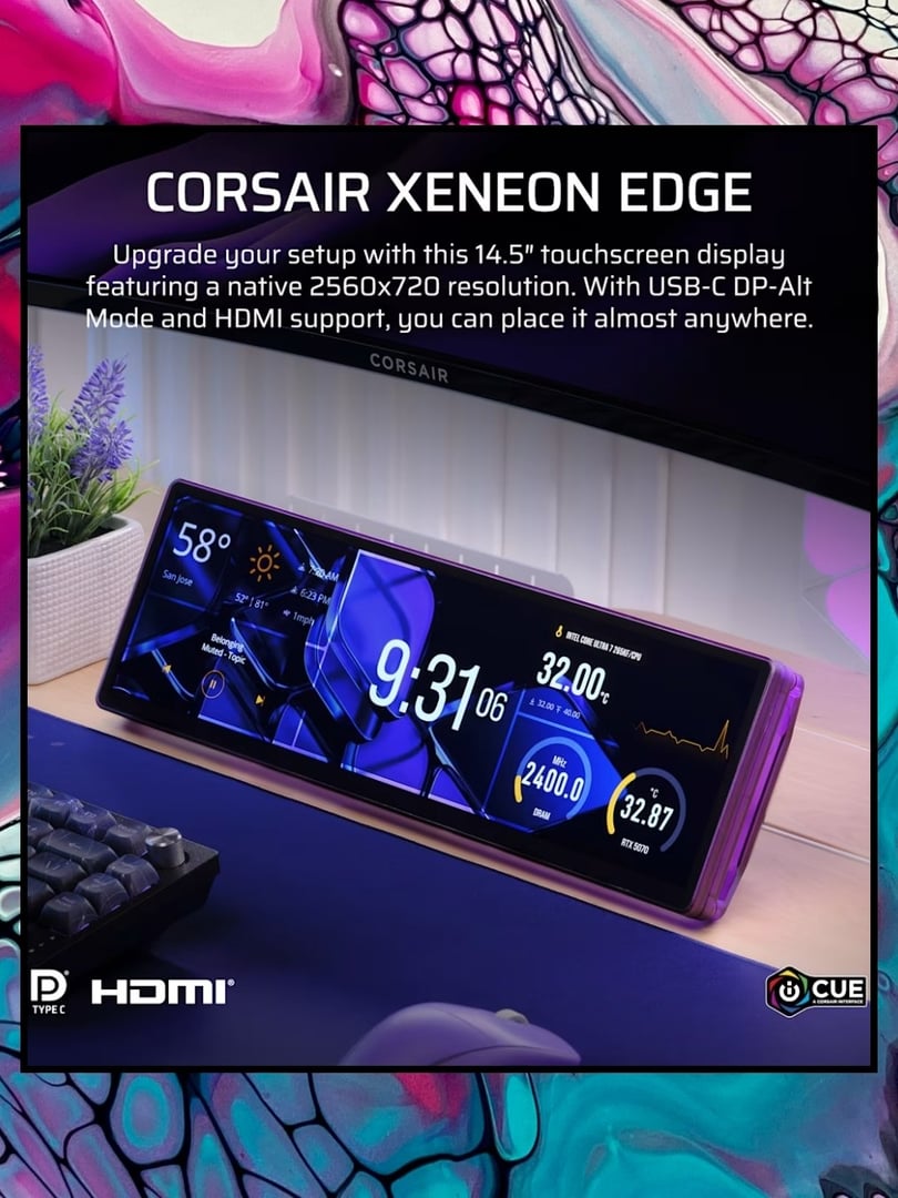 CORSAIR XENEON EDGE TOUCHSCREEN #3