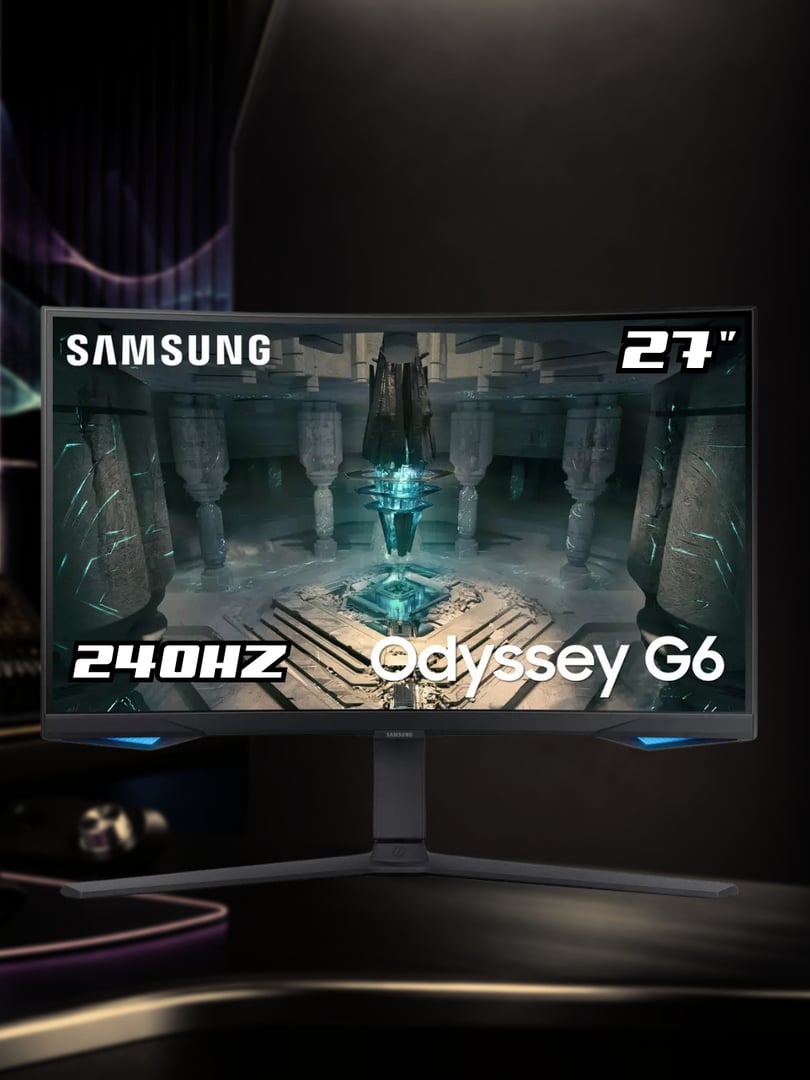 SAMSUNG G6 240HZ GAMING MONITOR
