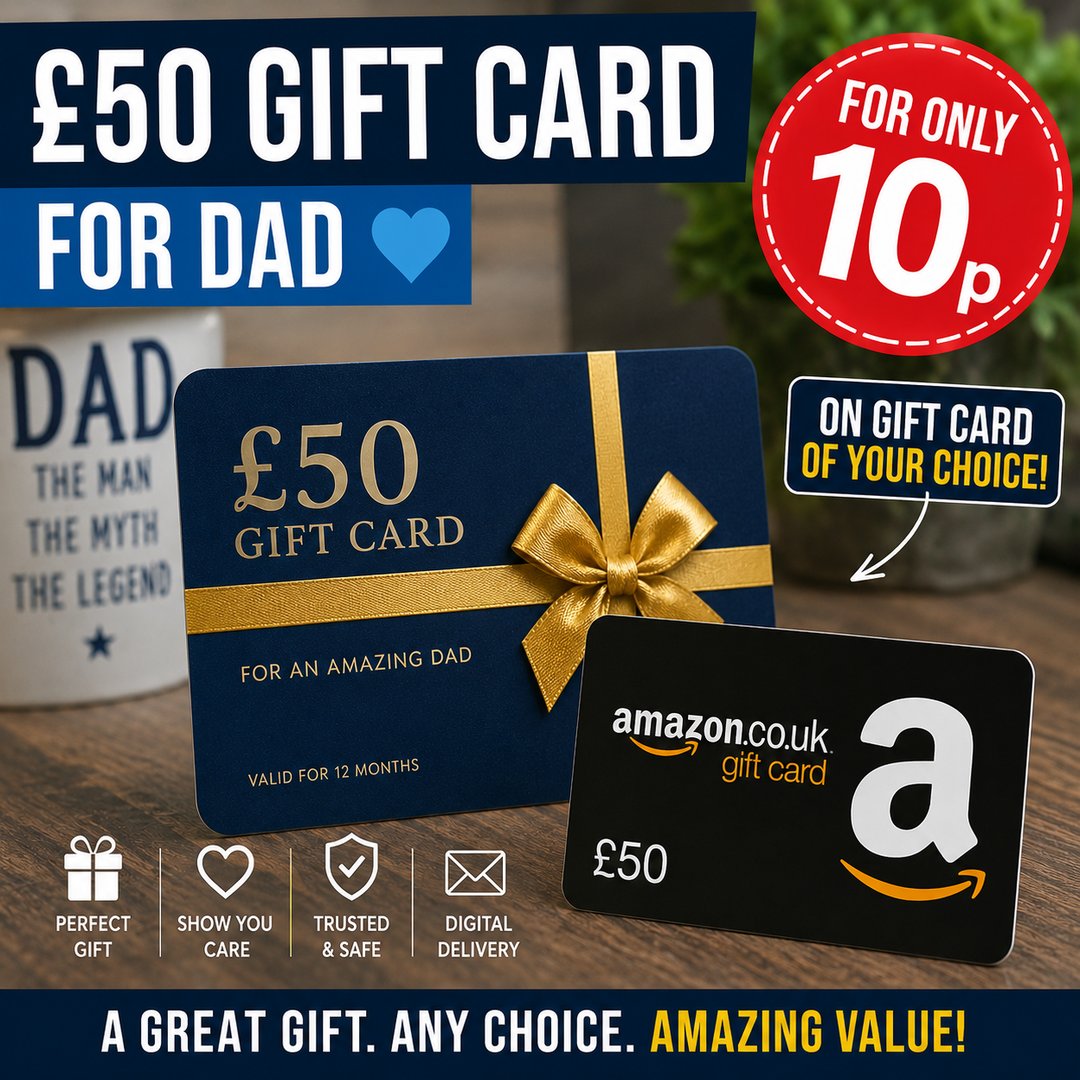 £50 Gift card for dad