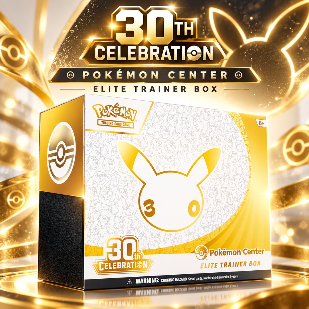 Pokemon 30th Celebration Elite Trainer Box