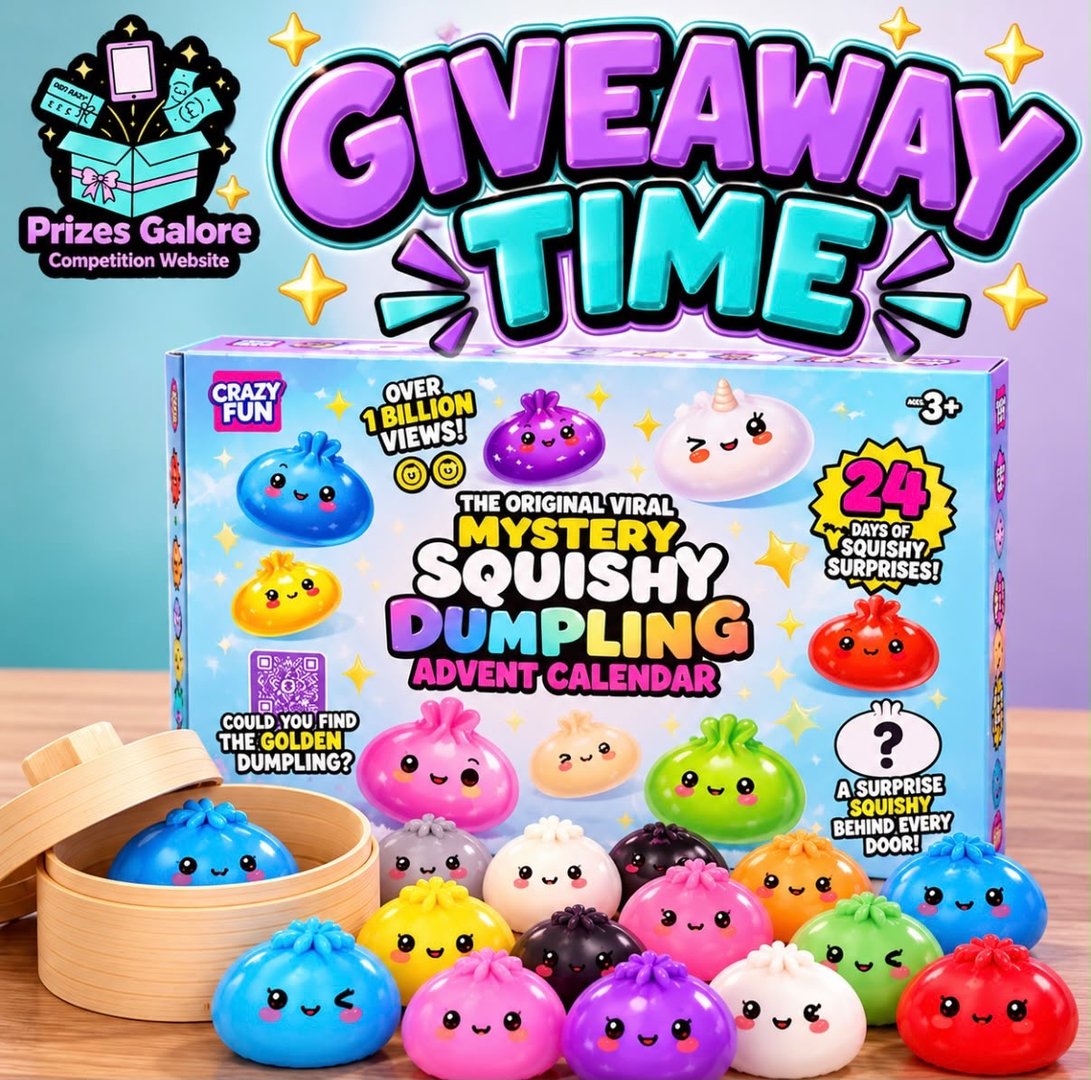 SQUISHIE DUMPLING ADVENT GIVEAWAY