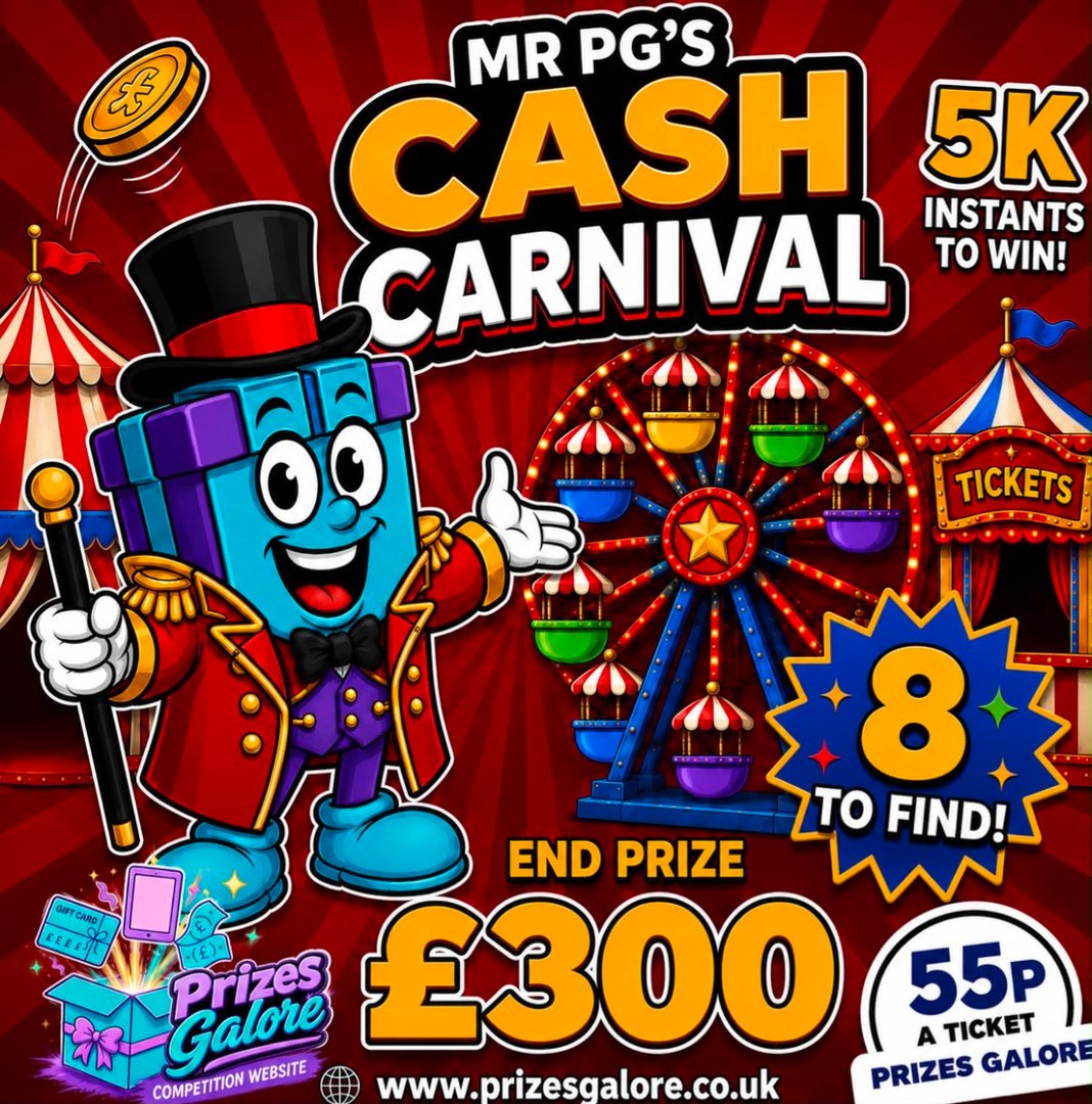 MR PGS Cash Carnival £300