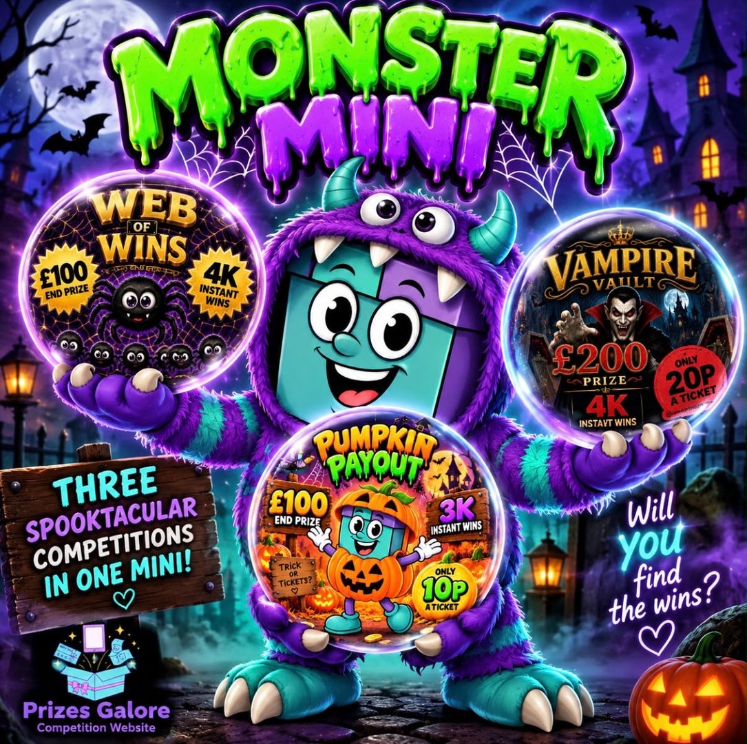 MONSTER MINI 🩸🕸️🎃