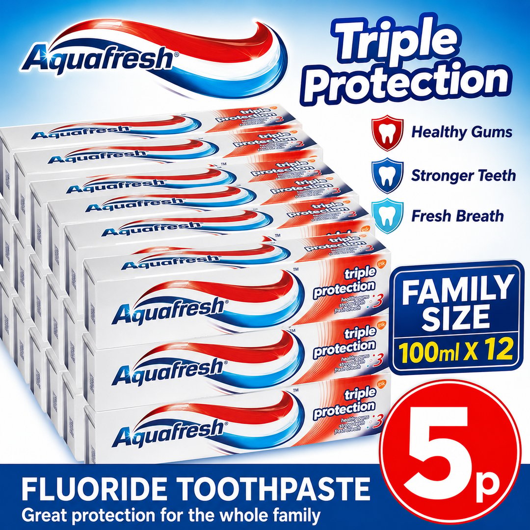 Aquafresh Triple Protection x12