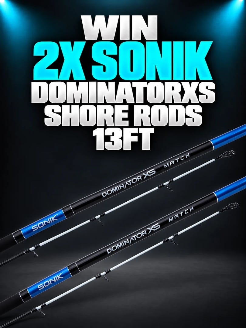 2X SONIK DOMINATOR XS SHORE RODS 13FT