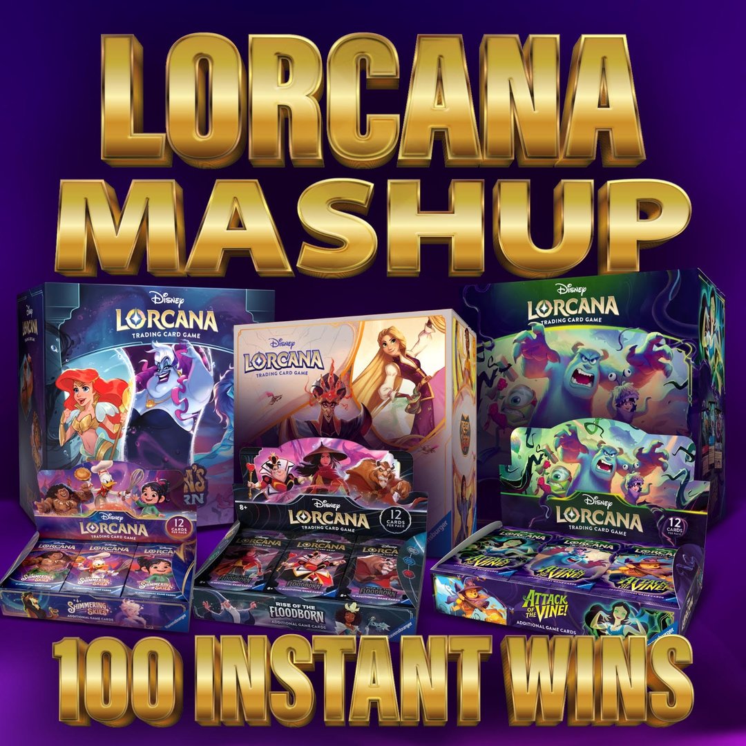 Lorcana mash up! 100 Instant wins!