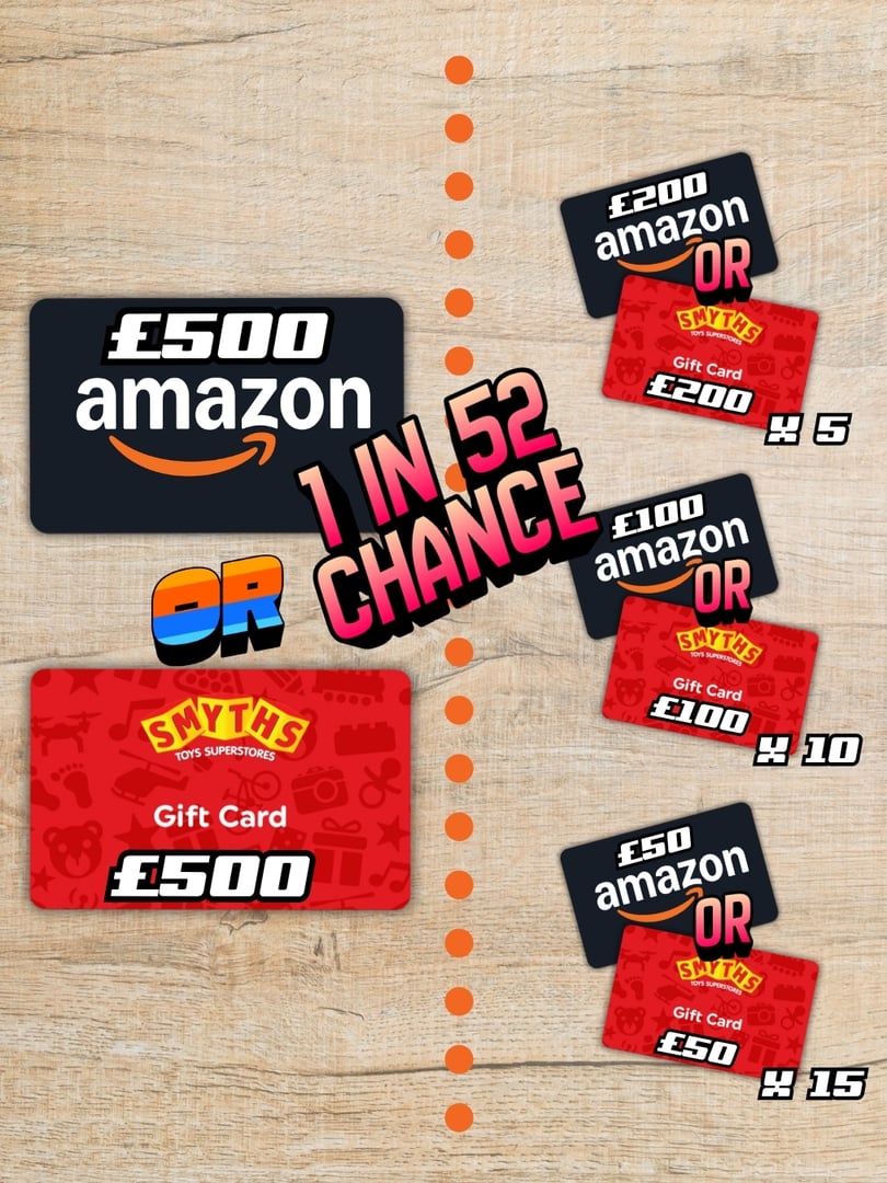 £500 AMAZON OR SMYTHS TOYS £6K INSTANTS #3