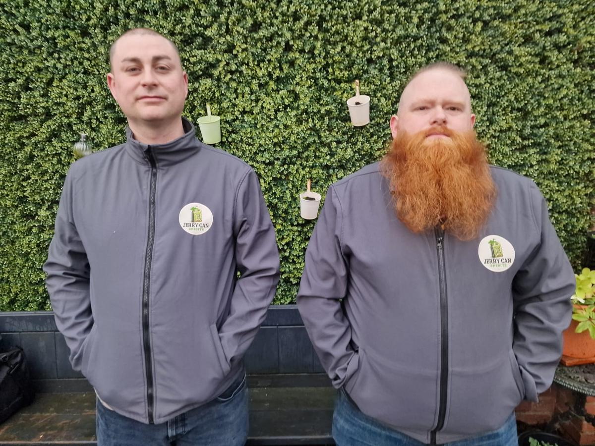 Dan Freeman and Rhys Williams - Co-founders of Jerry Can Spirits, Royal Corps of Signals veterans