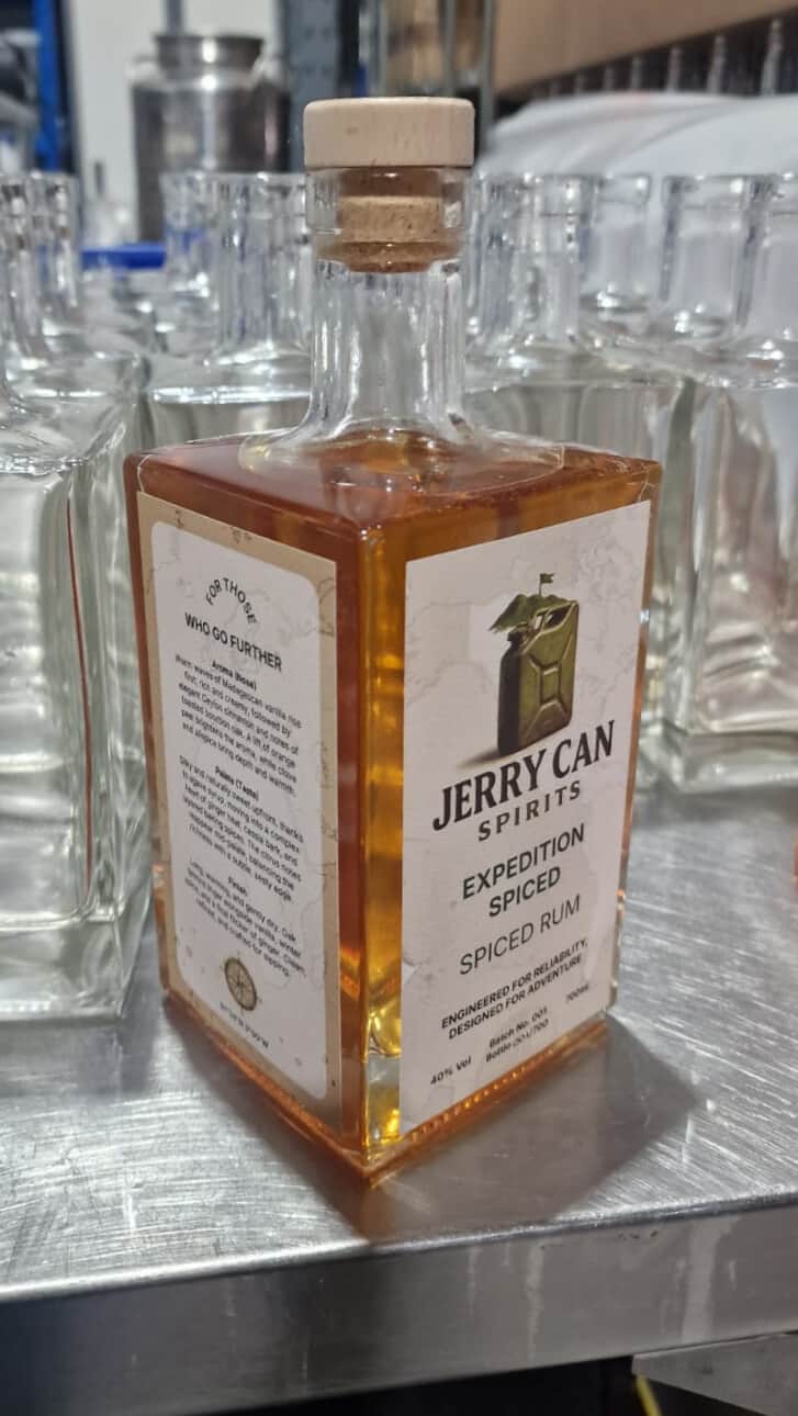 Jerry Can Spirits Expedition Spiced Rum bottle