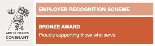 Defence Employer Recognition Scheme Bronze Award