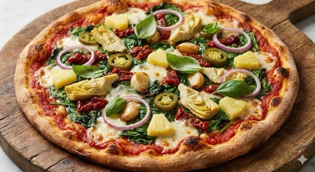 Spicy Veggie Pizza