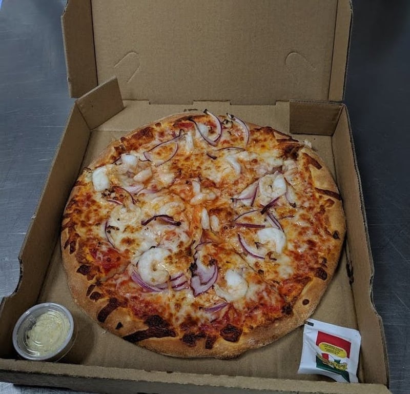 Shrimp Scampi Pizza