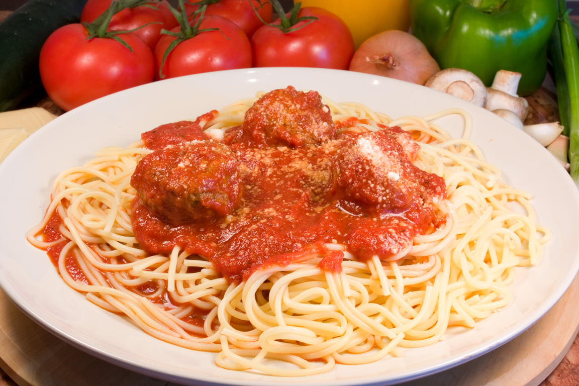 Meatball Marinara Pasta