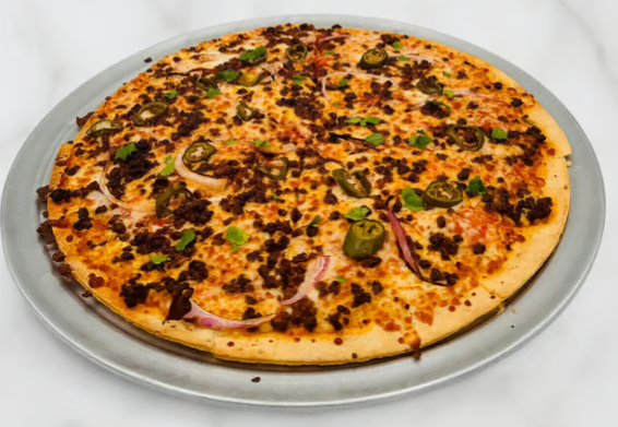 Large Thin Crust Chorizo Pizza