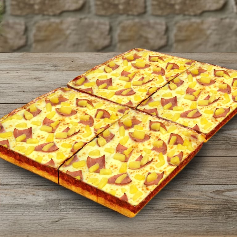 Giant Deep Dish Hawaiian