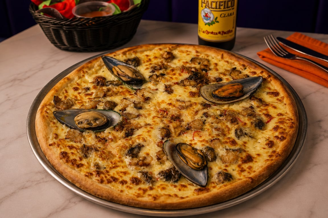 Pizza De Mariscos 