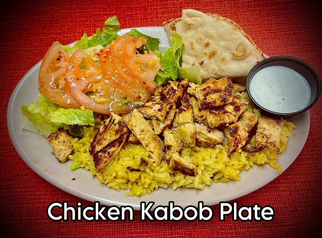 Chicken Kebob Plate