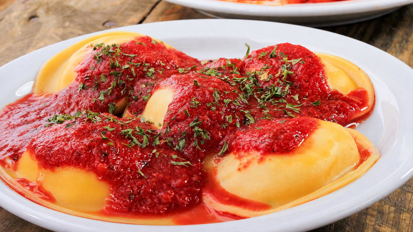 Baked Beef Ravioli