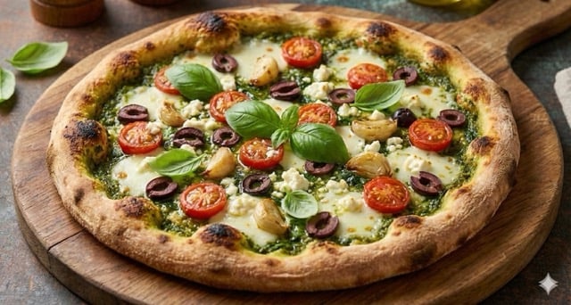 Mediterranean Pizza