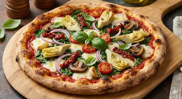 Garden Veggie Pizza