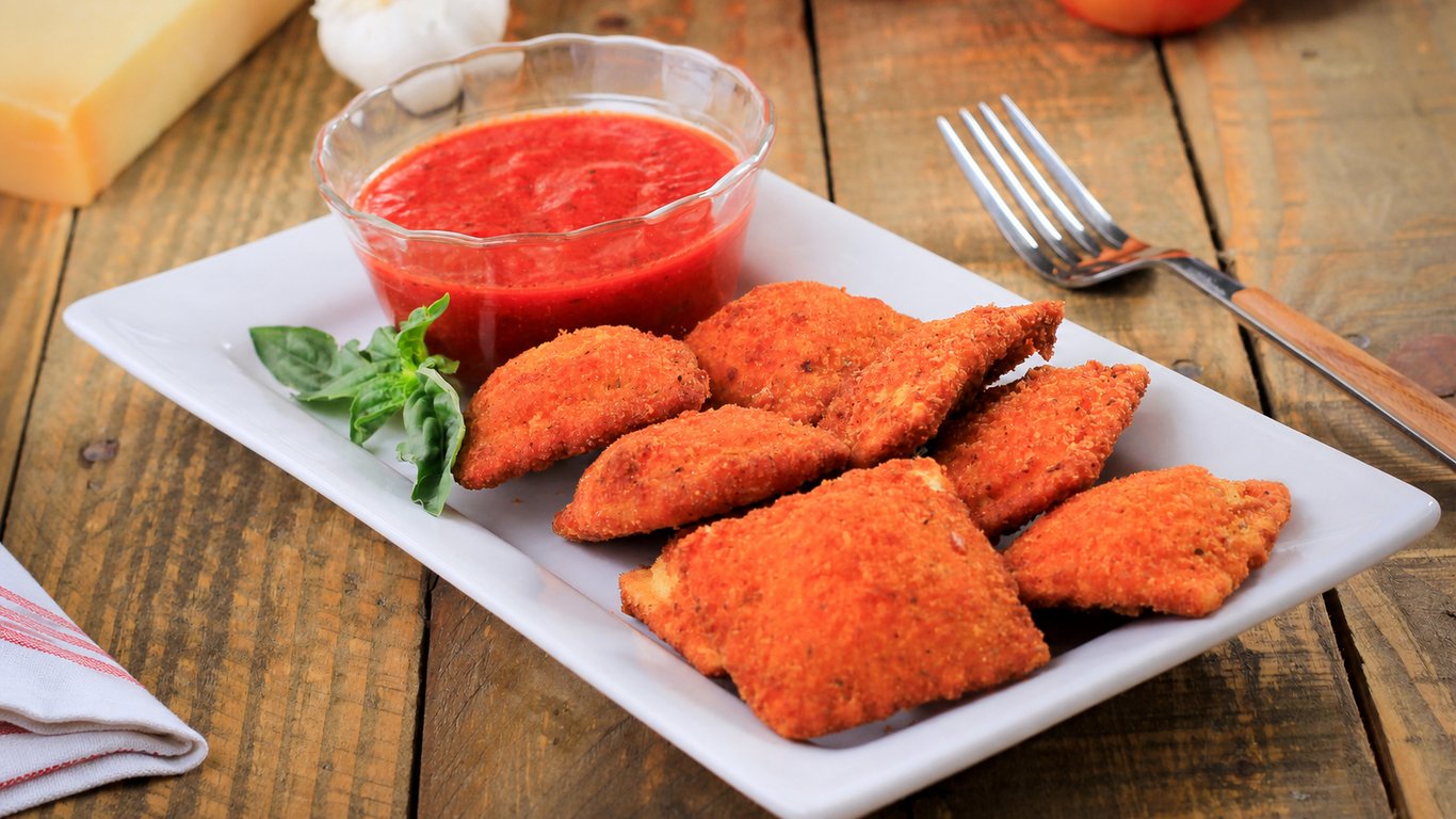 Fried Cheese Ravioli