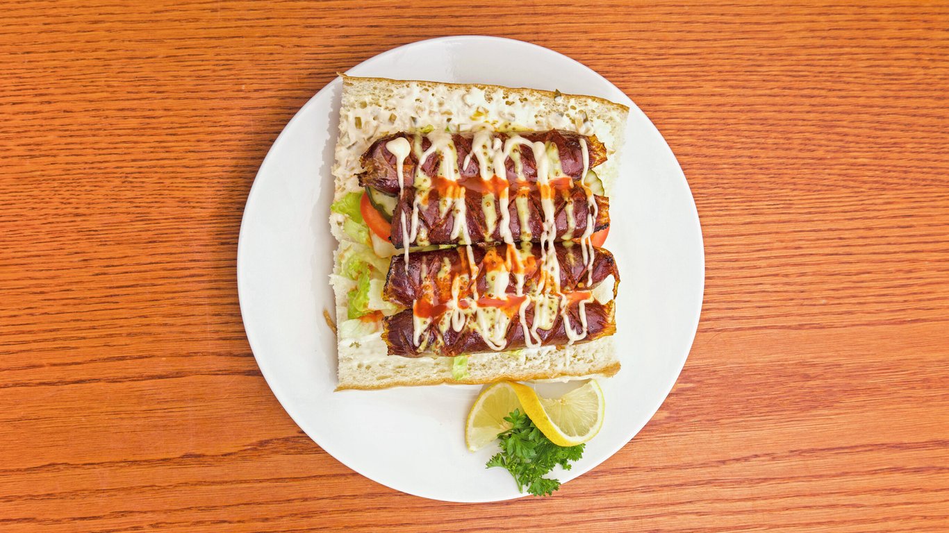 Hot Link Po Boy