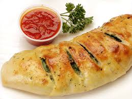 Mozzarella, Ricotta and Spinach Calzone