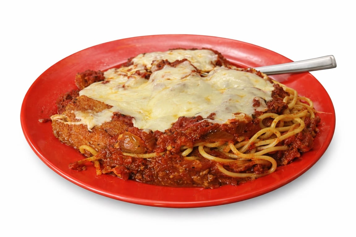 Chicken Parmesan & Spaghetti