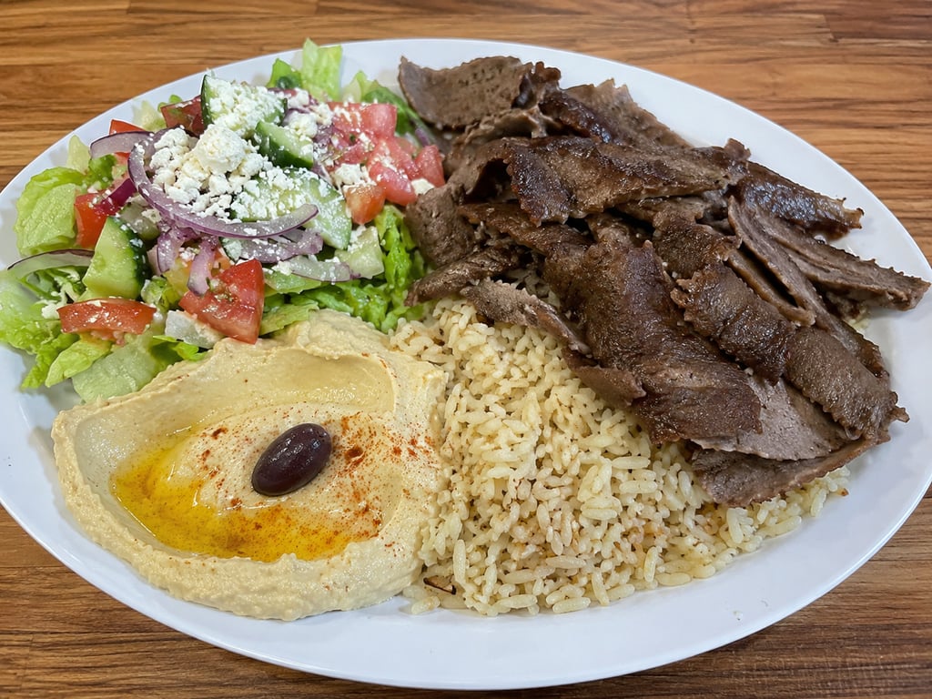 Lamb Beef Gyro Plate