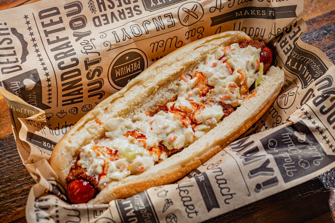 Chili Slaw Dog