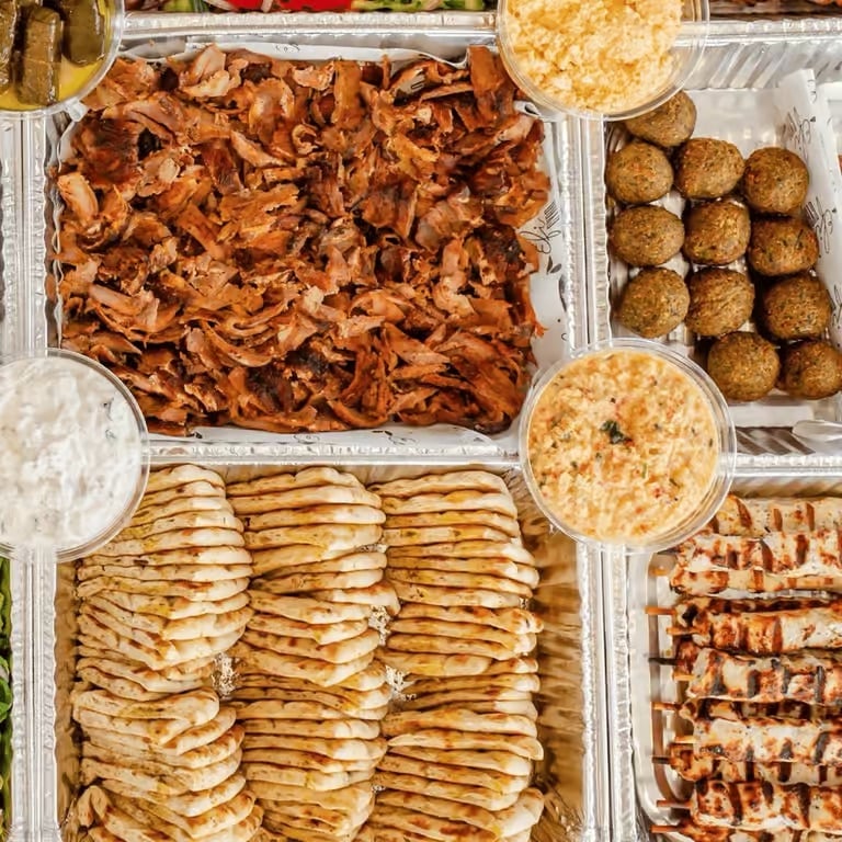 Golden Mix Kebab Tray