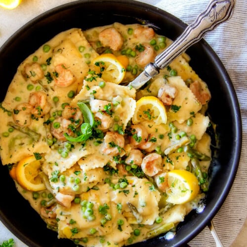 Shrimp & Roasted Garlic Ravioli