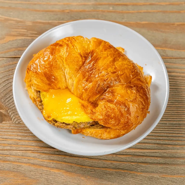 Chicken Sausage, Egg & Cheese Croissant