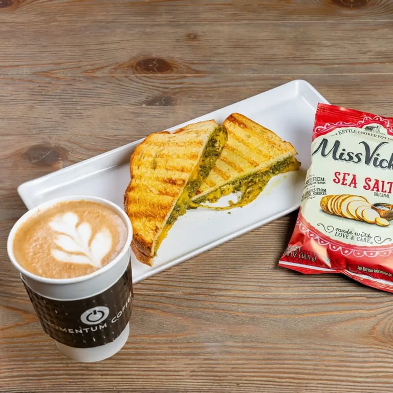 Mo' Melt, Chips & Hot Latte Combo