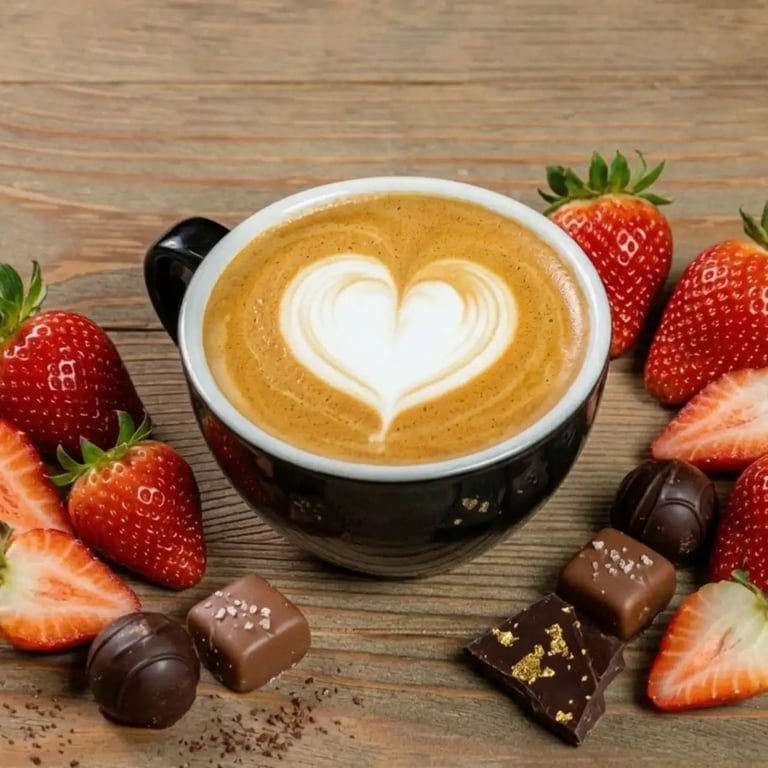 Chocolate Covered Strawberry Latte
