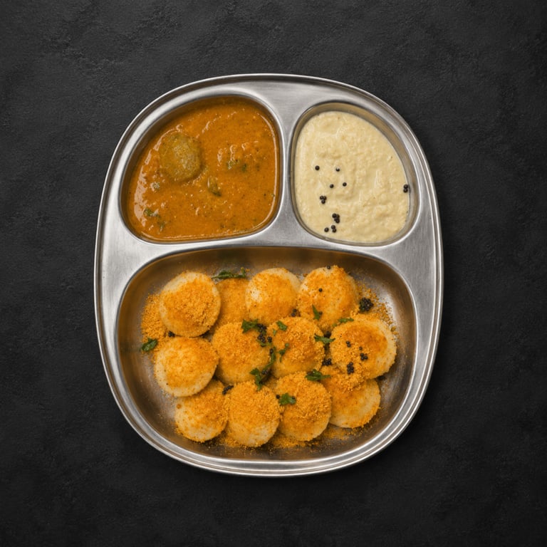 Ghee Podi Mini Idli (12 pieces)