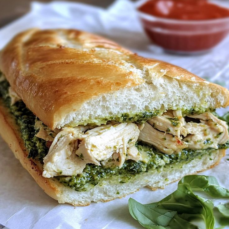 Pesto Chicken Sub