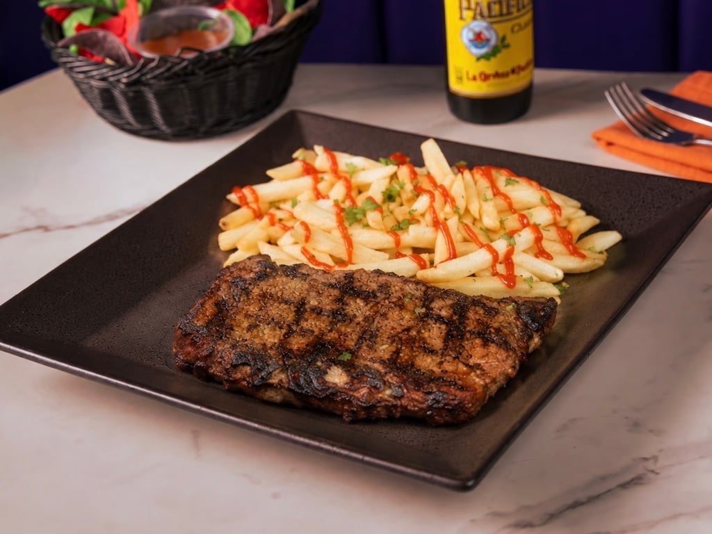 Ribeye Steak With Fries