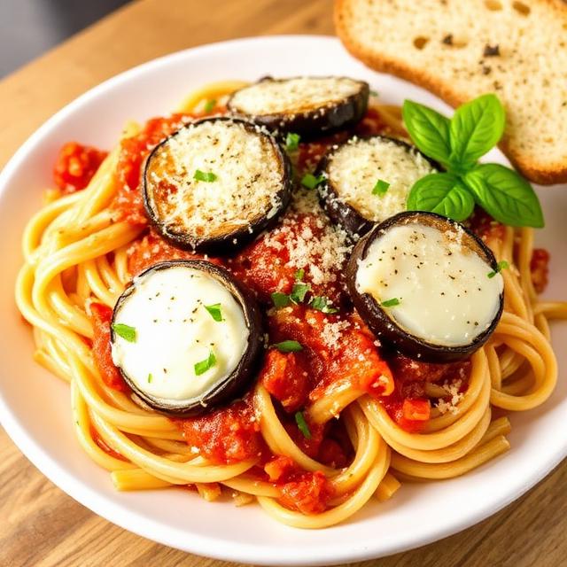 Eggplant Parmesan Pasta