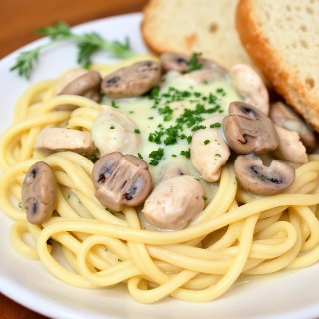 Fettuccine Alfredo (Chicken)